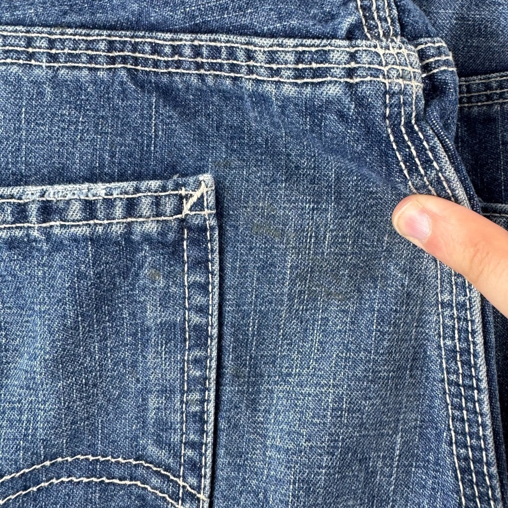 Levis Carpenter Jeans Mens Fits 34x31 Blue Denim Straight Leg Workwear Painter - Picture 11 of 16